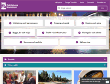 Tablet Screenshot of eskilstuna.se